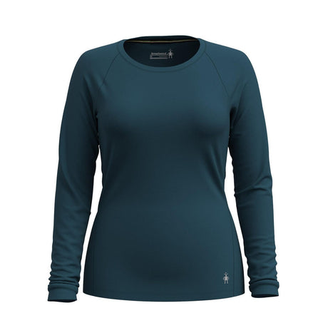 Smartwool Womens Classic All-Season Merino Base Layer Crew  -  X-Small / Twilight Blue