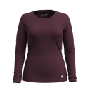 Smartwool Womens Classic All-Season Merino Base Layer Crew  -  Small / Eggplant