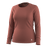 Smartwool Womens Classic All-Season Merino Base Layer Crew  -  X-Small / Burnt Sienna