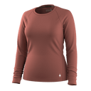 Smartwool Womens Classic All-Season Merino Base Layer Crew  -  X-Small / Burnt Sienna