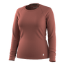 Smartwool Womens Classic All-Season Merino Base Layer Long Sleeve  -  X-Small / Burnt Sienna