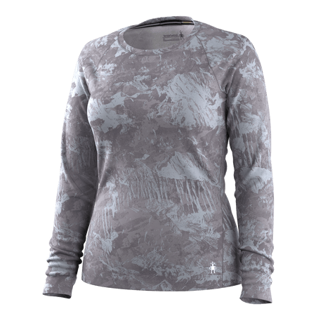 Smartwool Womens Classic All-Season Merino Base Layer Crew  -  X-Small / Purple Storm Mountain