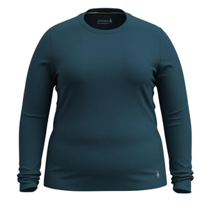 Smartwool Womens Classic All-Season Merino Base Layer Crew  -  1X / Twilight Blue