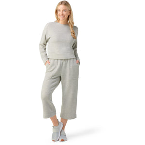 Smartwool Womens Recycled Terry Crop Wide Leg Pant  - 