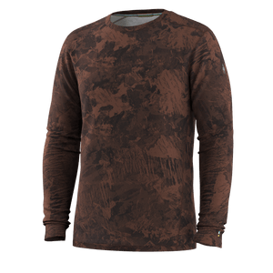 Smartwool Mens Classic All-Season Merino Base Layer Long Sleeve  -  Medium / Sable Brown Mountain