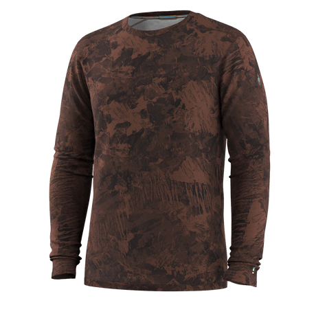 Smartwool Mens Classic All-Season Merino Base Layer Long Sleeve  -  Medium / Sable Brown Mountain