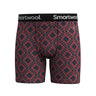 Smartwool Mens Merino Print Boxer Brief  -  Small / Scarlet Red