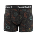 Smartwool Mens Merino Print Boxer Brief  -  Small / Black Paisley