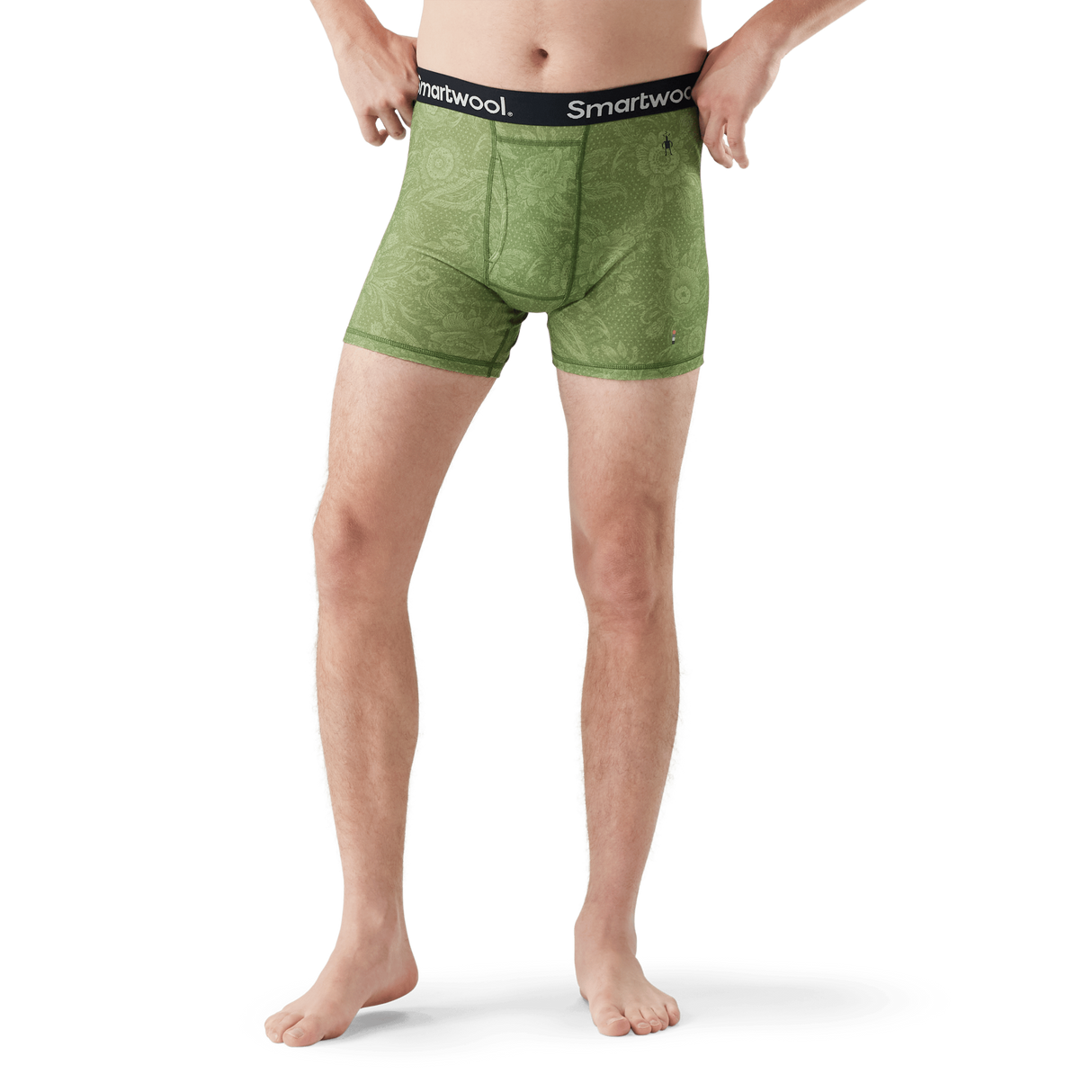 Smartwool Mens Merino Print Boxer Brief  - 