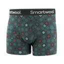 Smartwool Mens Merino Print Boxer Brief  -  Small / Dusty Teal Geo Floral