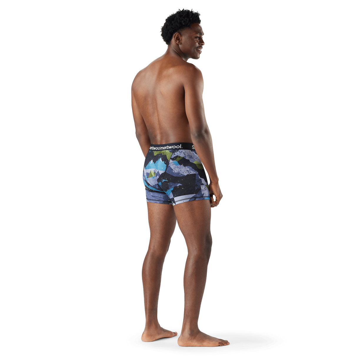 Smartwool Mens Merino Print Boxer Brief  - 