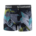 Smartwool Mens Merino Print Boxer Brief  -  Small / Blue Summit Sector