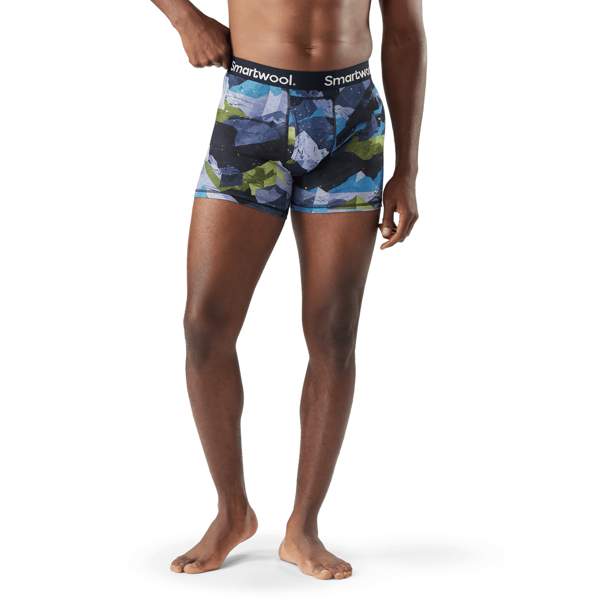 Smartwool Mens Merino Print Boxer Brief  - 