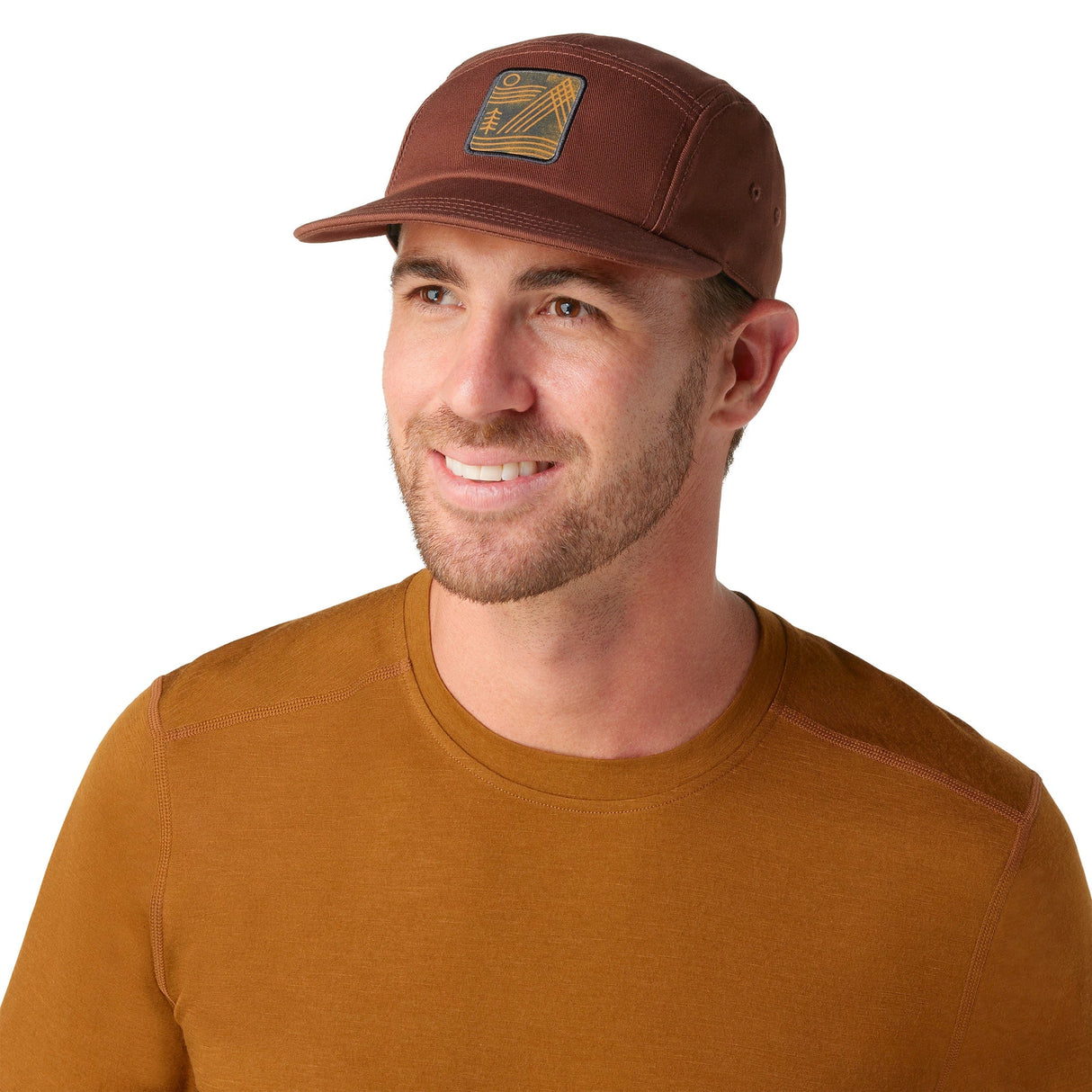 Smartwool Mountain Breeze 5-Panel Hat  -  One Size Fits Most / Fox Brown