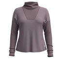 Smartwool Womens Thermal Merino Rib Top - Clearance  -  X-Small / Chalk Violet Heather