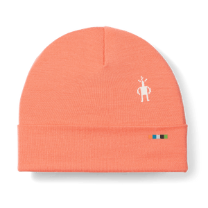 Smartwool Kids Merino 250 Reversible Pattern Cuffed Beanie - Clearance  -  Small/Medium / Coral Reef