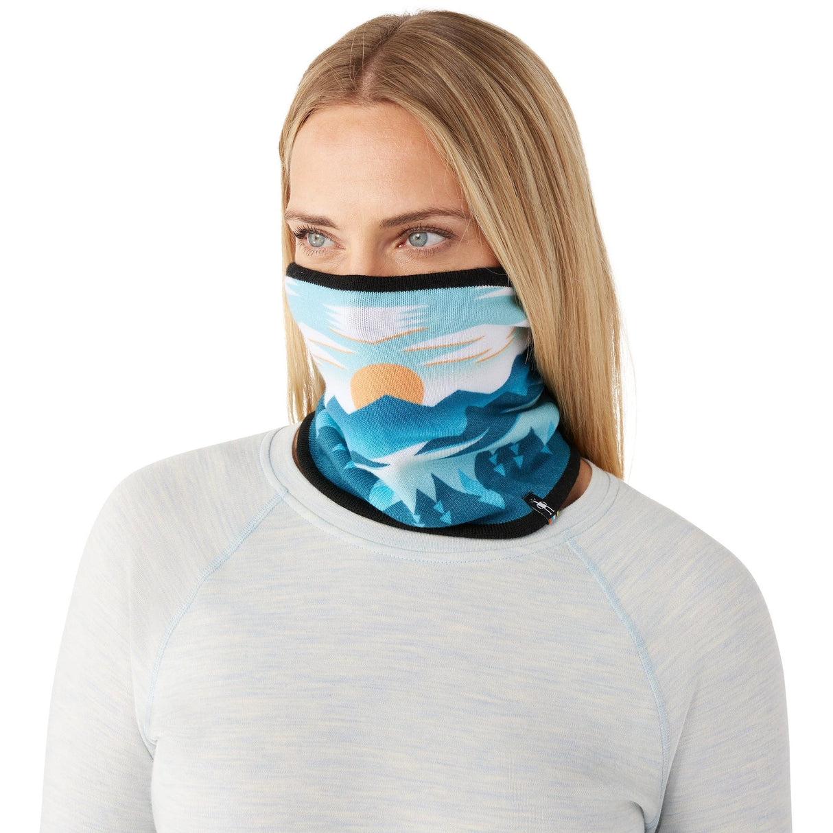 Smartwool Chasing Mountains Print Neck Gaiter  -  One Size Fits Most / Multi Color