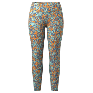 Smartwool Womens Classic Thermal Merino Base Layer Bottoms  -  X-Small / Pacific Blue Floral
