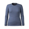 Smartwool Womens Intraknit Thermal Merino Base Layer Crew  -  Medium / Nightfall Blue/Deep Navy