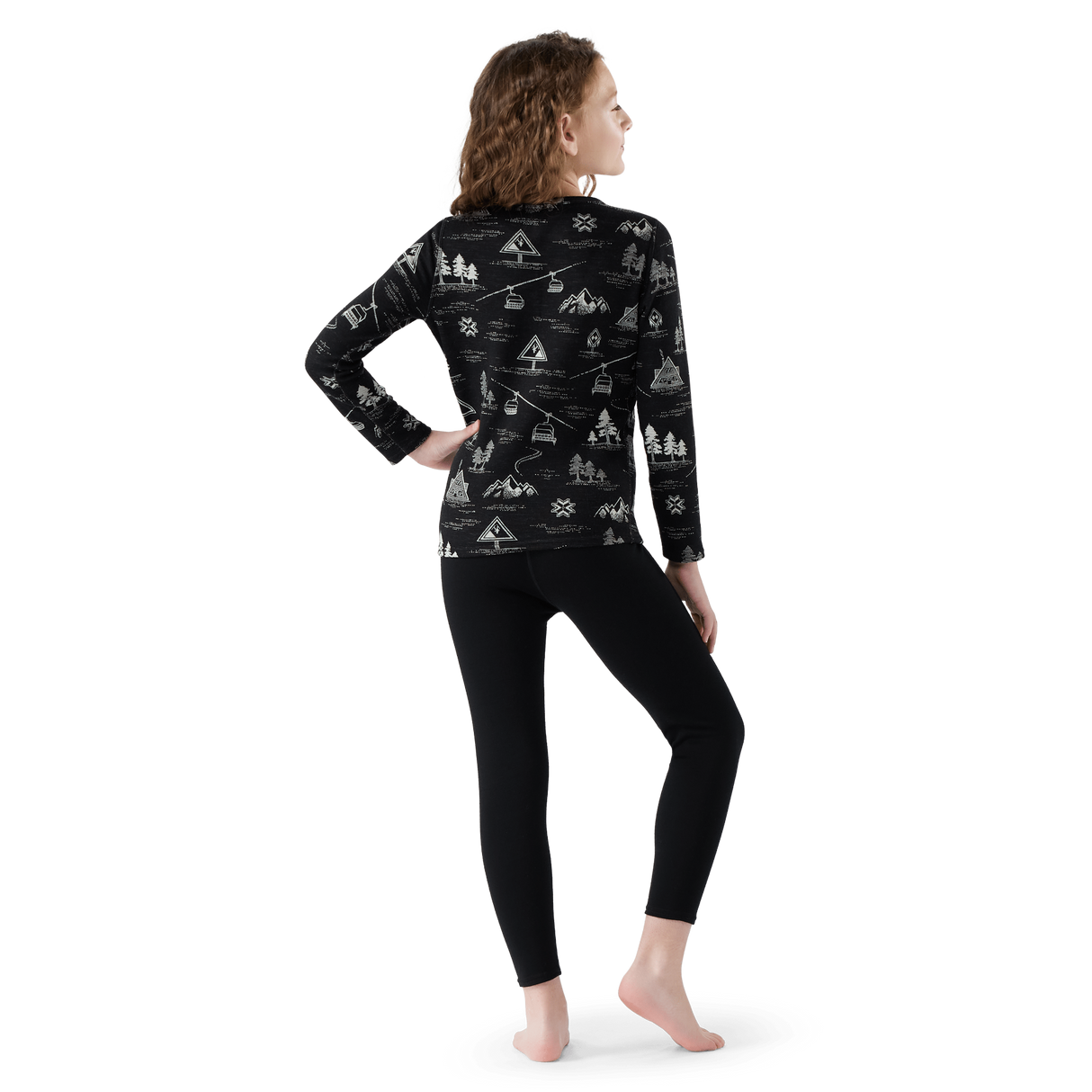 Smartwool Kids Classic Thermal Merino Base Layer Crew  - 