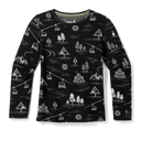 Smartwool Kids Classic Thermal Merino Base Layer Crew  -  X-Small / Black Ski Day