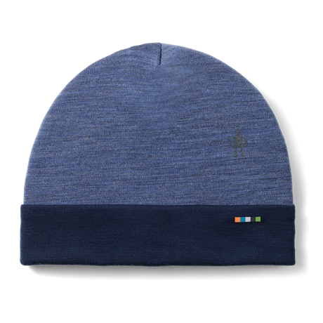 Smartwool Thermal Merino Reversible Cuffed Beanie  -  One Size Fits Most / Nightfall Blue/Deep Navy