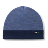 Smartwool Thermal Merino Reversible Cuffed Beanie  -  One Size Fits Most / Nightfall Blue/Deep Navy