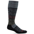 Sockwell Mens Digi Space-Dye Moderate Compression OTC Socks  -  Medium/Large / Black