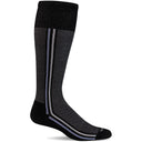 Sockwell Mens Retro Race Moderate Compression Socks  -  Medium/Large / Black