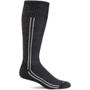 Sockwell Mens Retro Race Moderate Compression Socks  -  Medium/Large / Charcoal