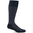 Sockwell Mens Entwined Moderate Compression Socks  -  Large/X-Large / Navy