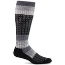 Sockwell Womens Full Circle Wide Calf Fit Moderate Compression Socks  -  Small/Medium / Black