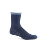 Sockwell Womens Plantar Cush Basic Essential Comfort Crew Socks  -  Small/Medium / Denim