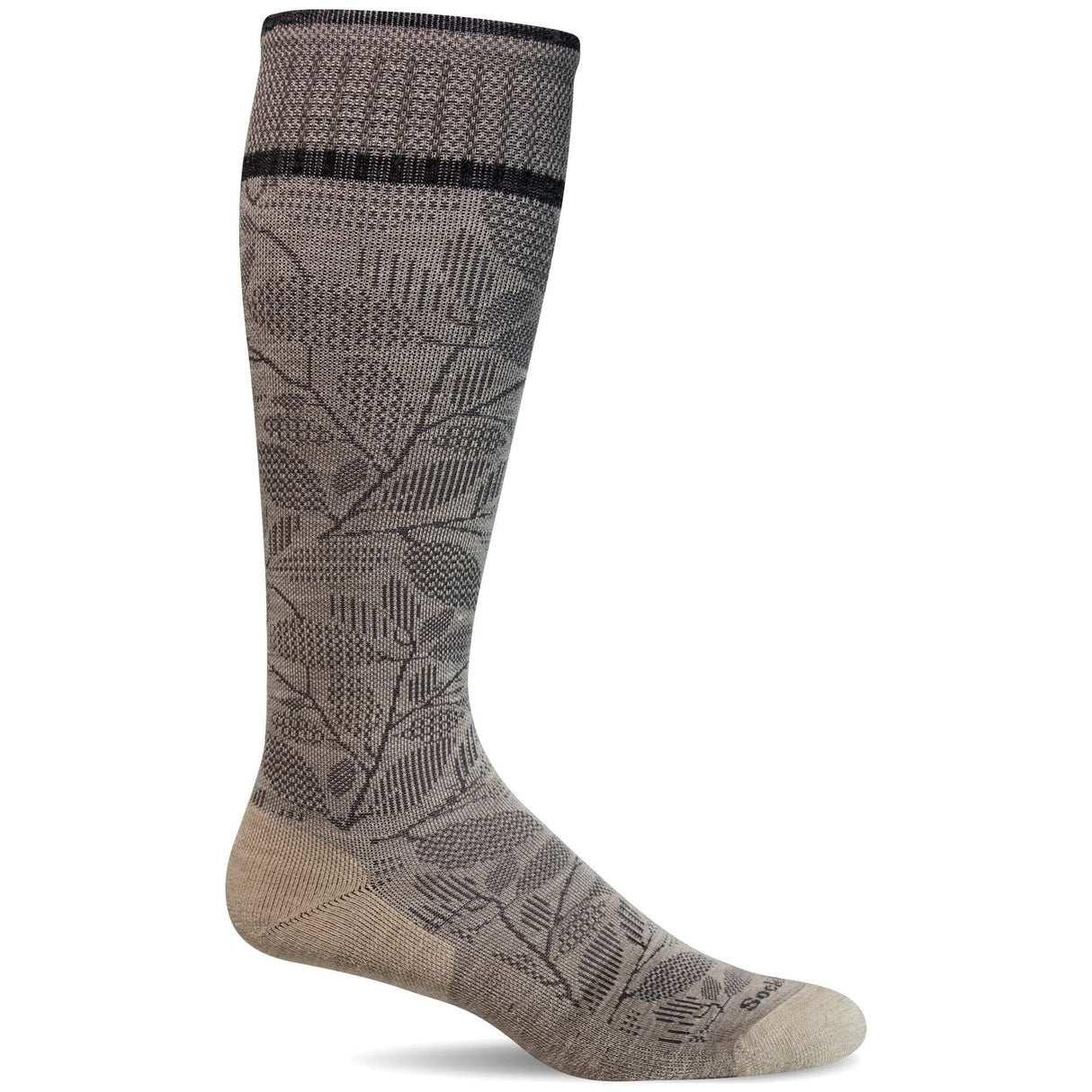 Sockwell Womens Fauna Firm Compression Knee High Socks  -  Small/Medium / Barley