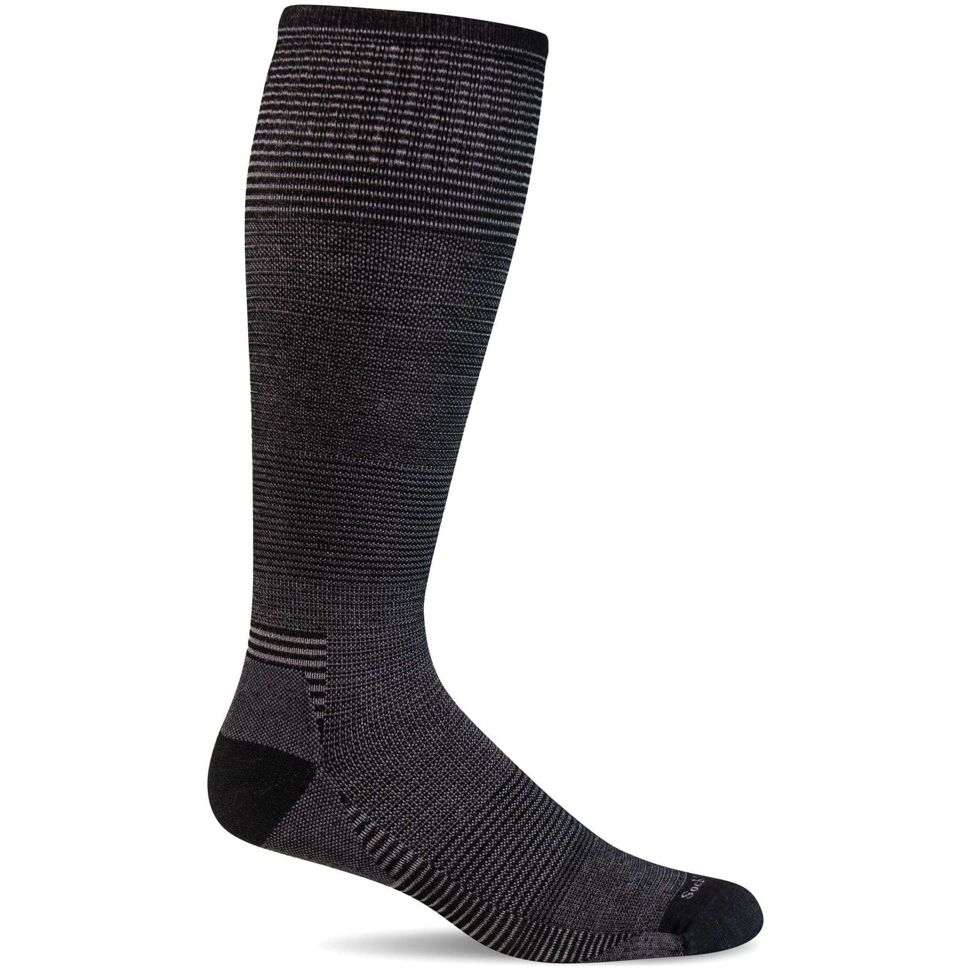Sockwell Mens Cadence Moderate Compression Socks  -  Medium/Large / Charcoal
