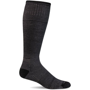 Sockwell Mens Cadence OTC Moderate Compression Socks  -  Medium/Large / Black