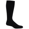 Sockwell Womens Revolution Moderate Compression Knee High Socks  -  Small/Medium / Black Solid