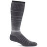Sockwell Womens Revolution Moderate Compression Knee High Socks  -  Small/Medium / Charcoal