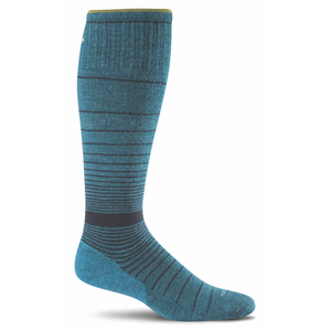 Sockwell Womens Revolution Moderate Compression Knee High Socks  -  Small/Medium / Teal