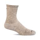 Sockwell Womens Plantar Cush Crew Firm Compression Socks  -  Medium/Large / Ash