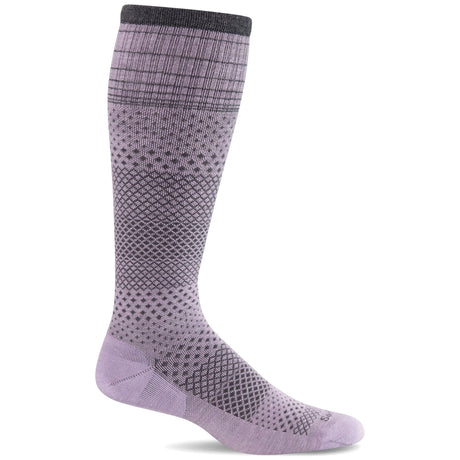 Sockwell Womens Micro Grade Moderate Compression Knee High Socks  -  Small/Medium / Lavender