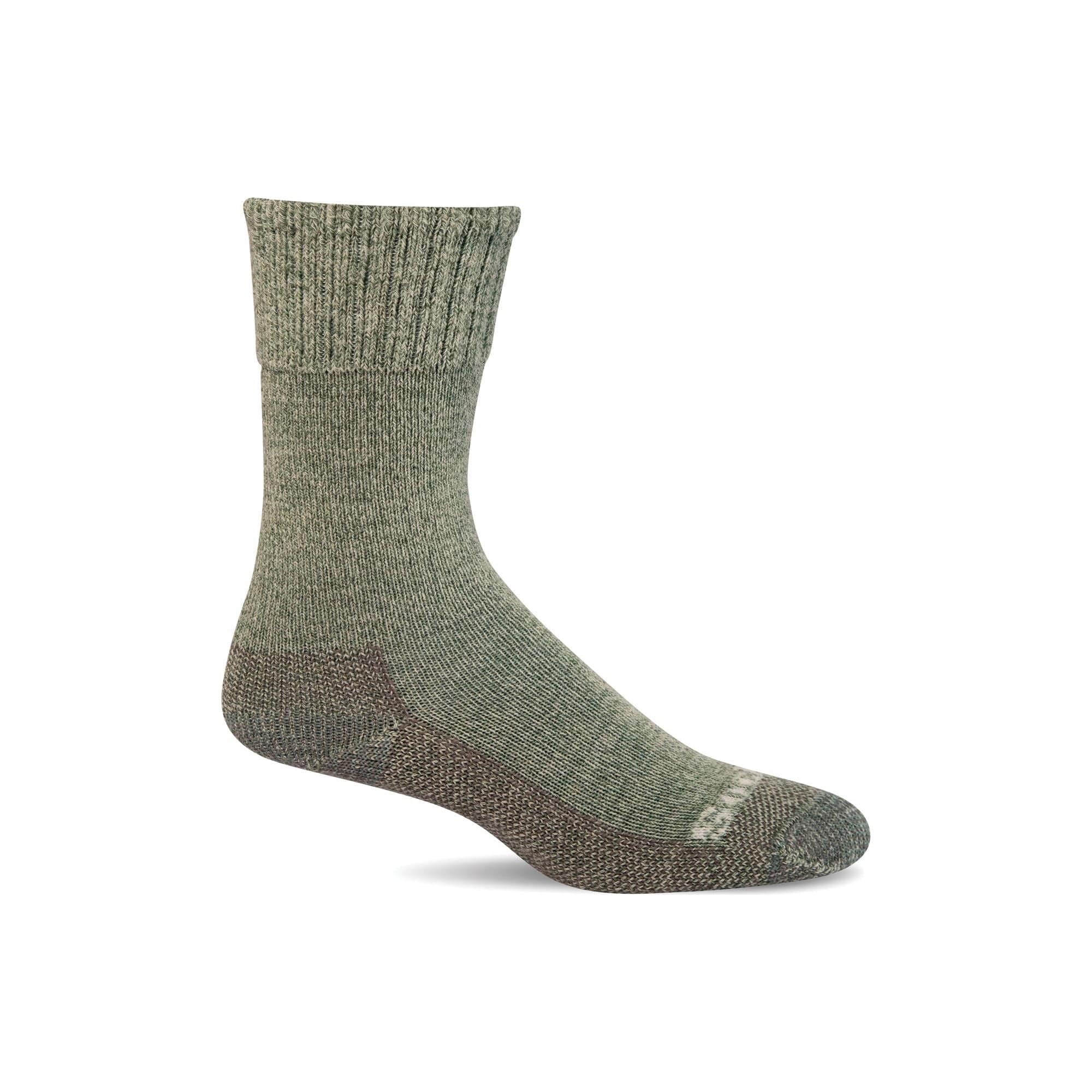 Sockwell Womens Big Easy Relaxed Fit Crew Socks  -  Small/Medium / Celadon