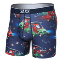 SAXX Mens Volt Breathable Mesh Boxer Brief  -  Small / Open Sleigh - Navy