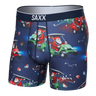 SAXX Mens Volt Breathable Mesh Boxer Brief  -  Small / Open Sleigh - Navy