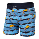 SAXX Mens Ultra Super Soft Boxer Brief  -  Small / Lazy River Blue