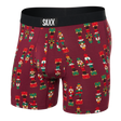 SAXX Mens Ultra Super Soft Boxer Brief  -  Small / Nutcracker - Merlot