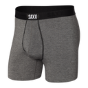 SAXX Mens Ultra Super Soft Boxer Brief  -  Small / Salt & Pepper
