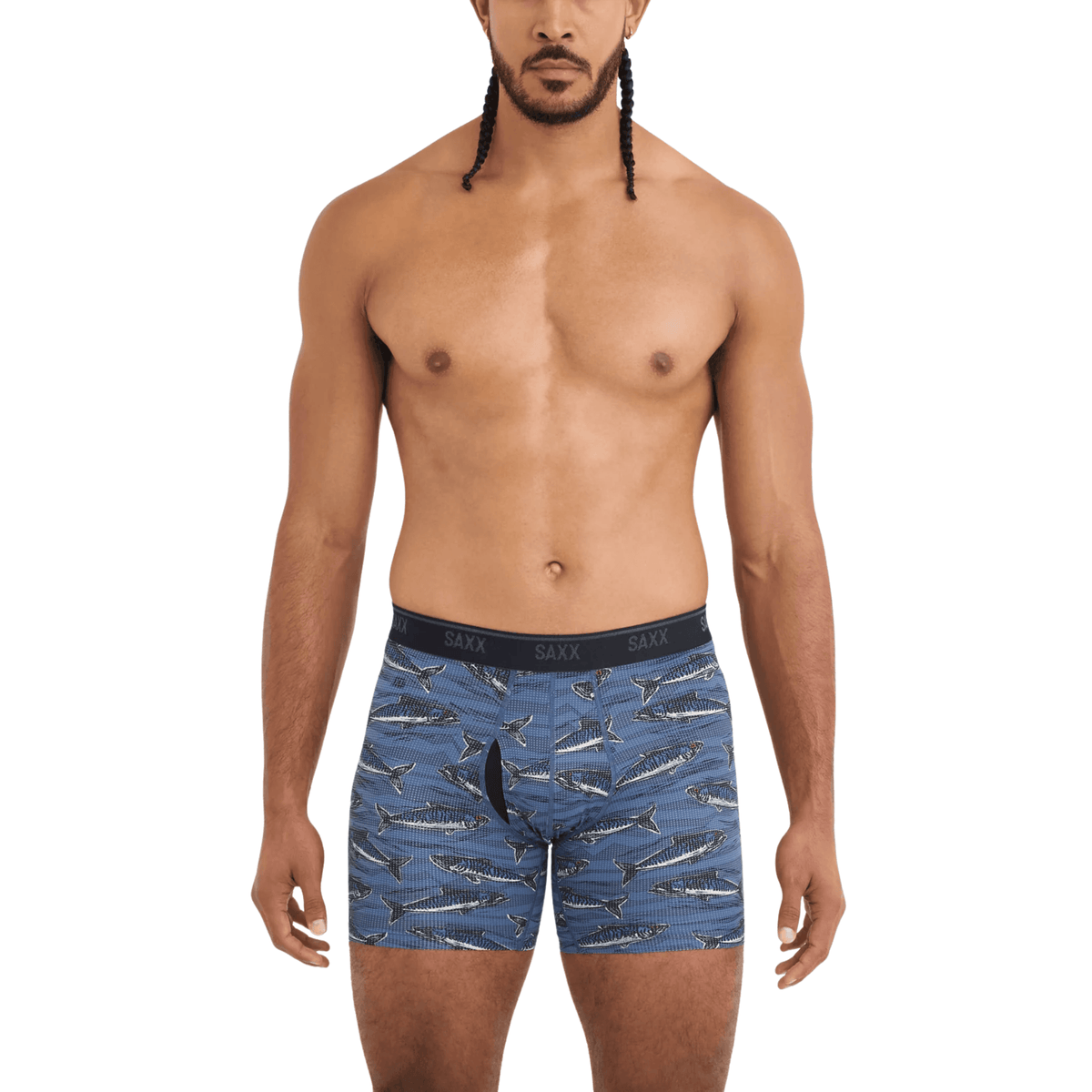 SAXX Quest Quick-Dry Mesh Boxer Brief Fly
