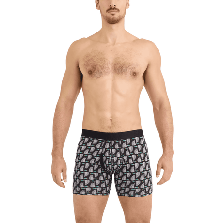 SAXX Mens DropTemp Cooling Cotton Boxer Brief Patterns