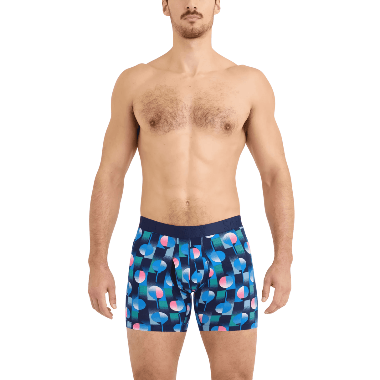 SAXX Mens DropTemp Cooling Cotton Boxer Brief Patterns